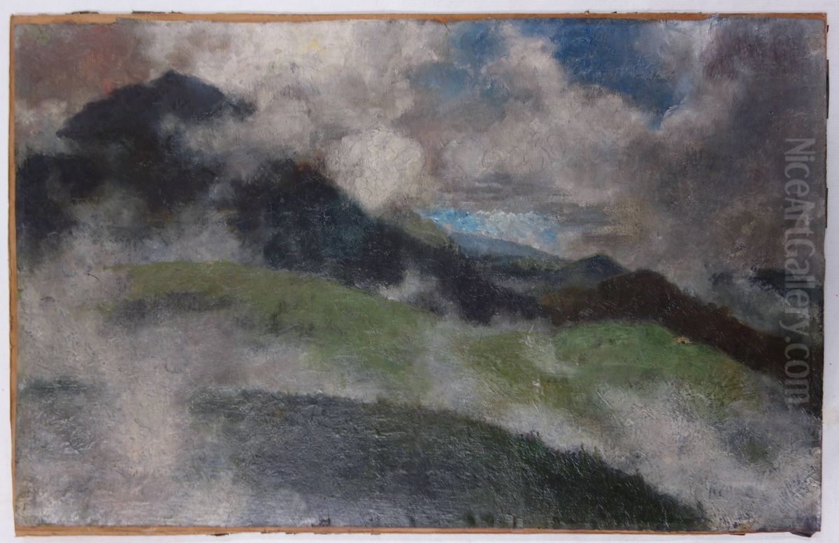 Aufsteigende Nebel Oil Painting by Franz Marc