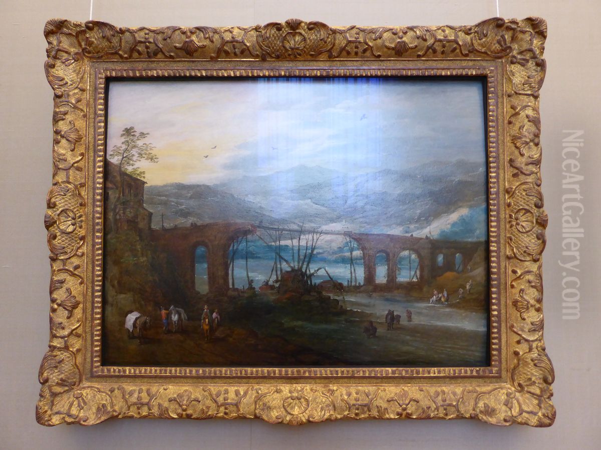 Die zerstorte Brucke Oil Painting by Joos de Momper the Younger