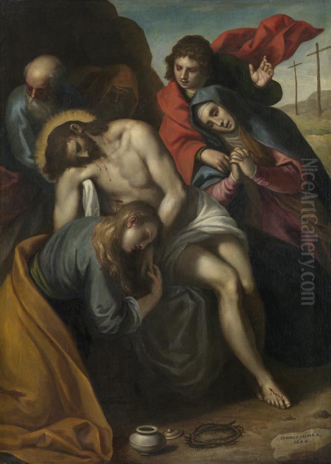 Beweinung Christi Oil Painting by Palma il Giovane