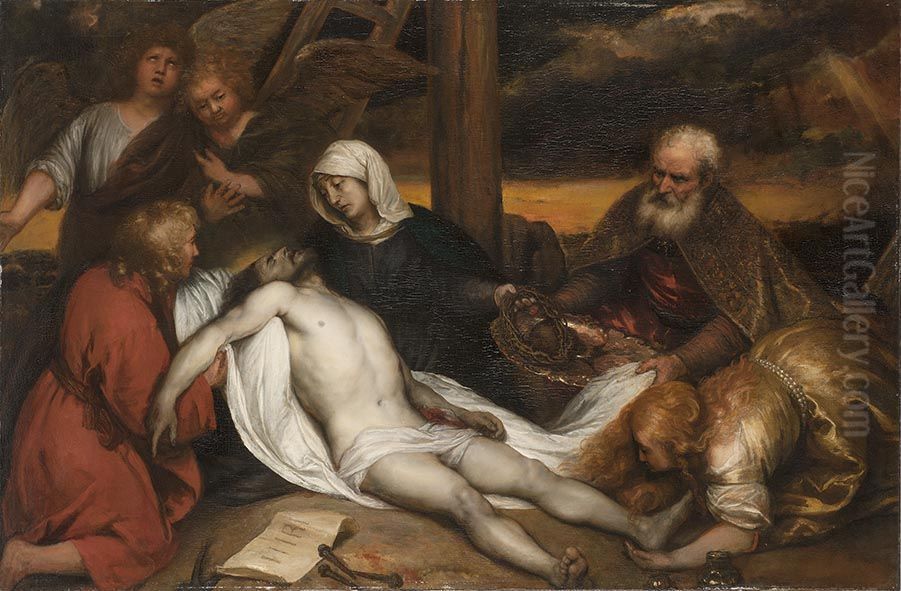 Beweinung Christi Oil Painting by Jan Lievens