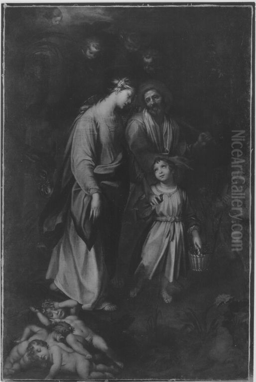 Heimkehr aus Agypten Oil Painting by Francesco Vanni
