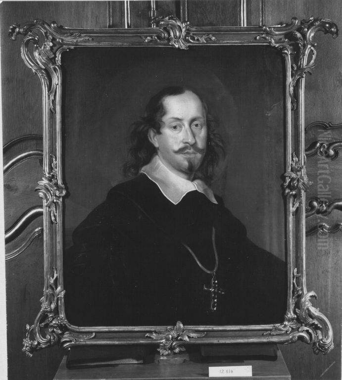 Herzog Maximilian Heinrich von Bayern, Kurfurst von Koln (1621-1688) Oil Painting by Frans Luycx