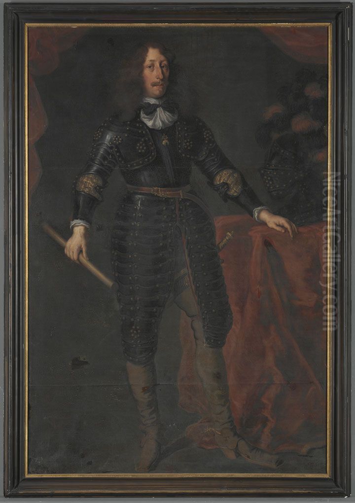 Portrait of duke Philipp Wilhelm, Elector Palatine (1615-1690) Oil Painting by Joachim von, I Sandrart