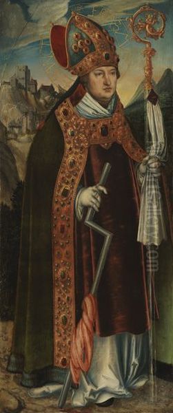 Hl. Erasmus Oil Painting by Lucas Cranach the Elder