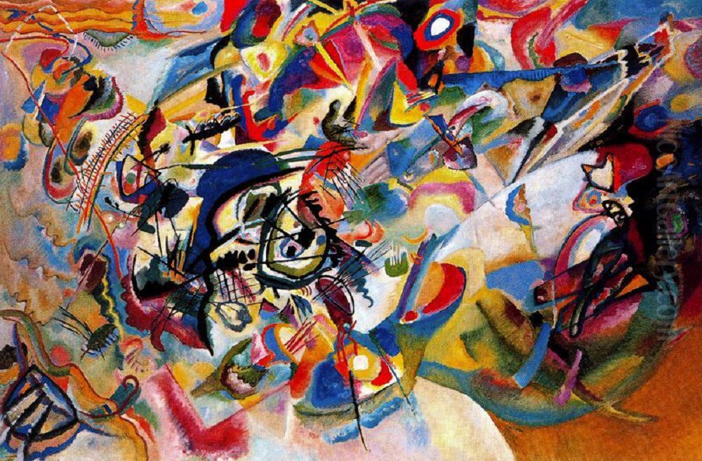 Composition VII Oil Painting by Wassily Kandinsky