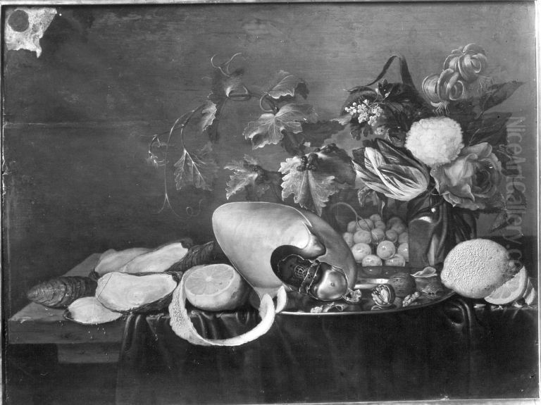 Stillleben Oil Painting by Jan Davidsz. De Heem