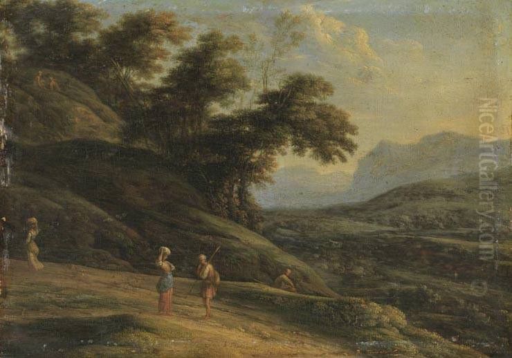 Landschaft Oil Painting by Henri Mauperche