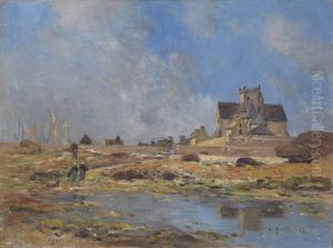 Landschaft mit Kirche