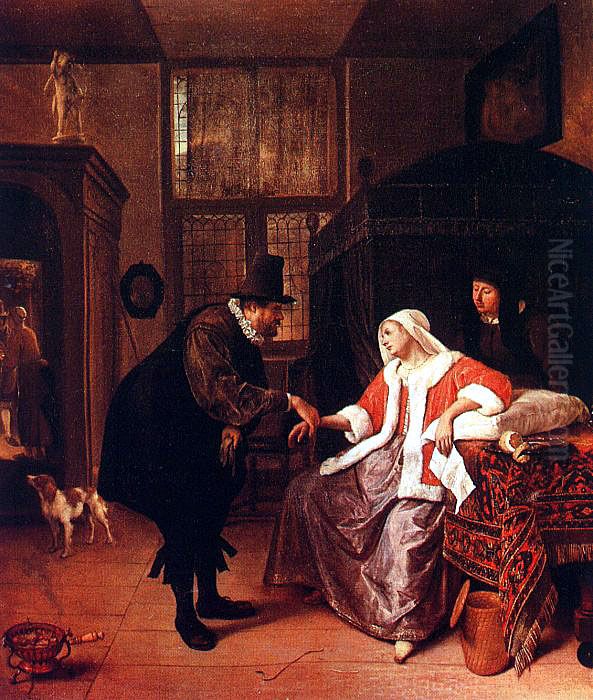 The Lovesick Girl Oil Painting by Jan Steen