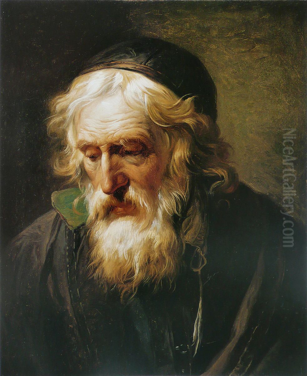 Der griechische Priester Oil Painting by Francois-Andre Vincent