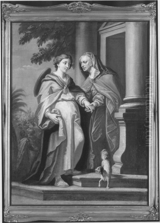 Heimsuchung Oil Painting by Johann Nepomuk della Croce