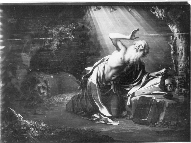 Der hl. Hieronymus Oil Painting by Johann Jakob Dorner the Elder