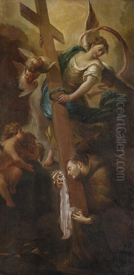 Der hl. Petrus von Alcantara in Ekstase Oil Painting by Johann Jakob Dorner the Elder