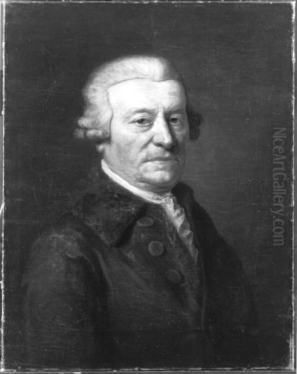 Der Hofsanger Anton Raff Oil Painting by Moritz Kellerhoven