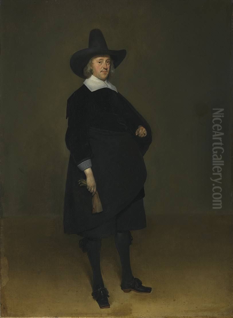 Portrait of a Man Oil Painting by Gerard Ter Borch