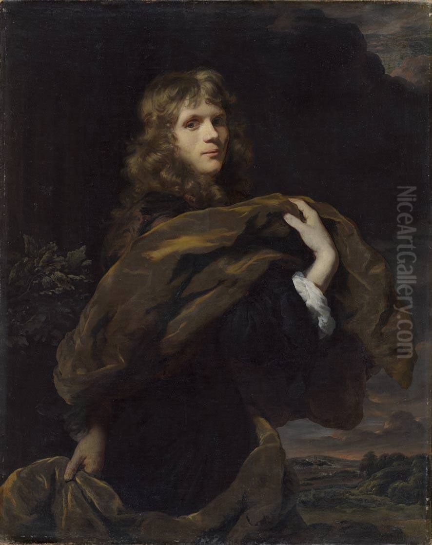 Bildnis eines jungen Herrn Oil Painting by Nicolaes Maes