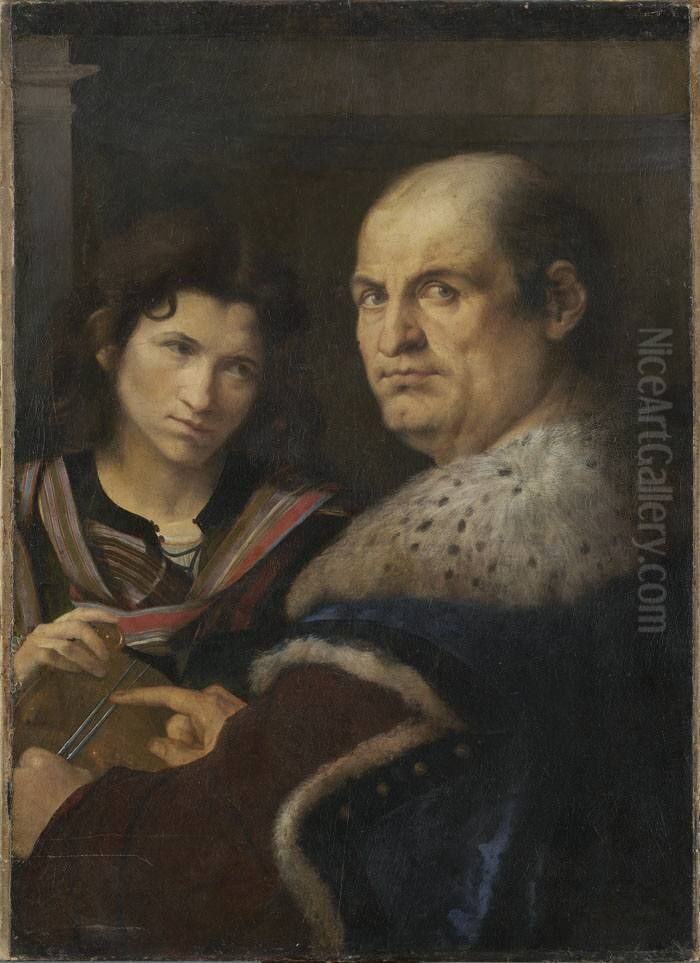 Bildnis eines Venezianischen Senators Oil Painting by Giorgione