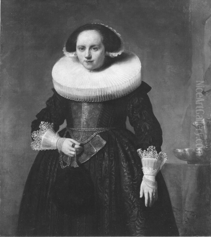 Damenbildnis Oil Painting by Rembrandt