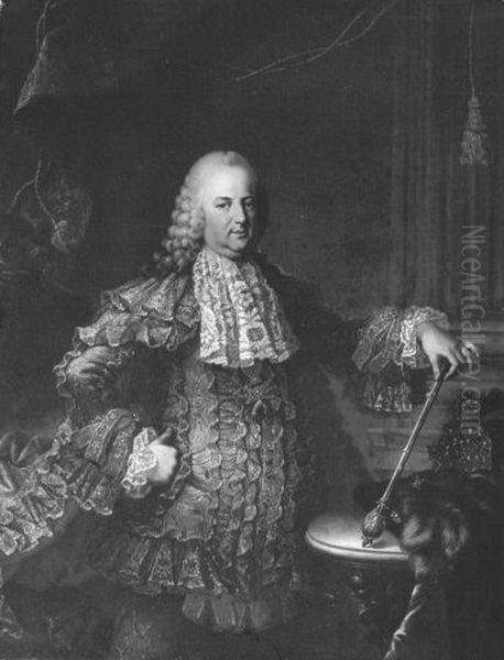 Bildnis des Kaisers Franz I. Stephan (1708-1765) Oil Painting by Martin Van Meytens