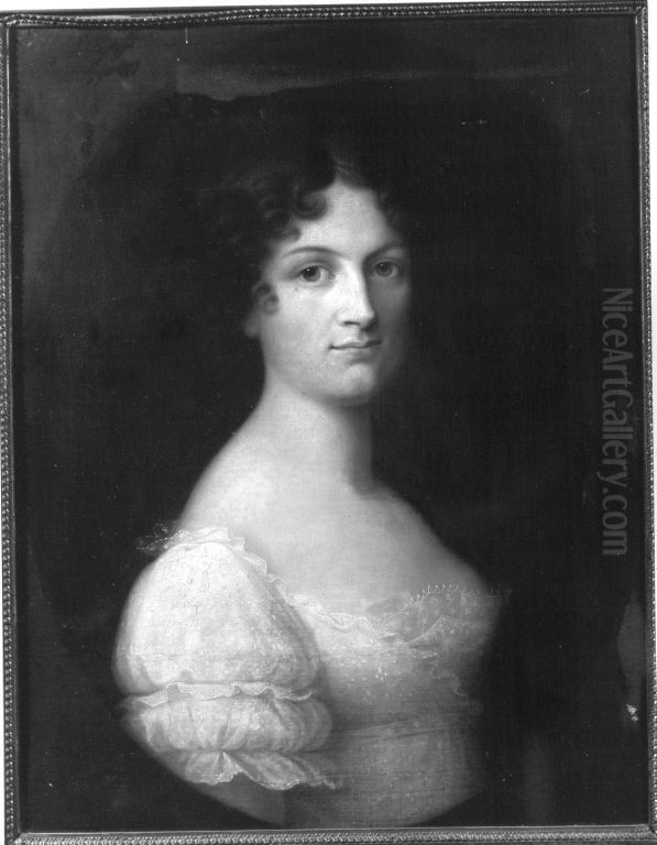 Bildnis einer Dame Oil Painting by Gerhard von Kugelgen