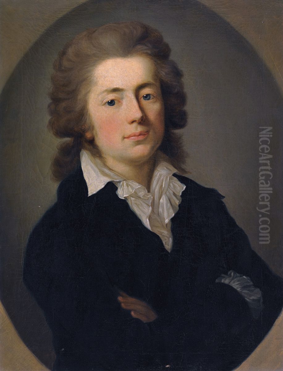 Portrait of Count Jan Potocki. Oil Painting by Anton Graff