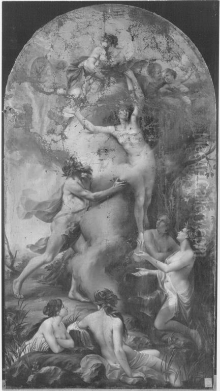 Alpheus und Arethusa Oil Painting by Christian Winck