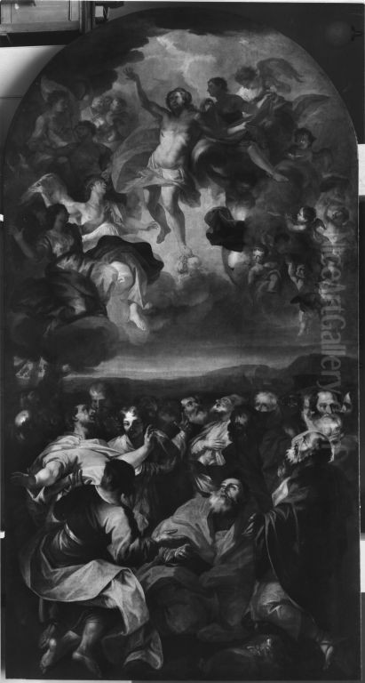 Himmelfahrt Christi Oil Painting by Anton Joseph Von Prenner