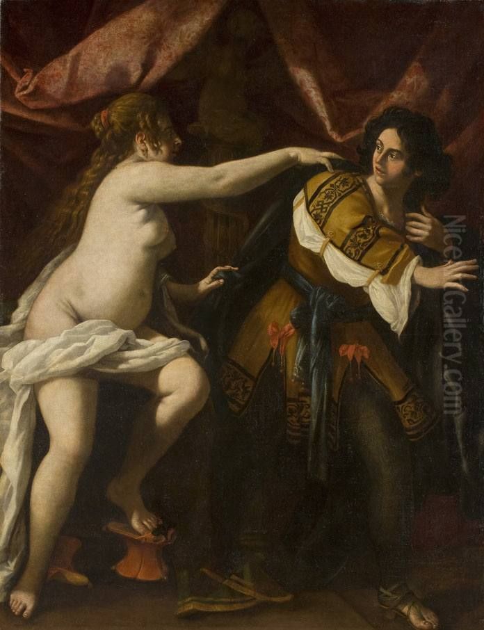 Joseph und Potiphars Weib Oil Painting by Giovanni Baglione