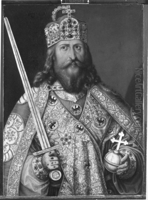 Karl der Grosse (Kopie nach dem Gemalde in Nurnberg) Oil Painting by Albrecht Durer