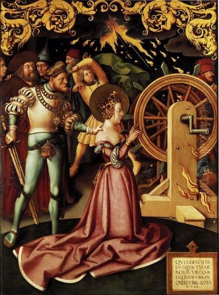 Martyrium der hl. Katharina Oil Painting by Hans Holbein the Elder