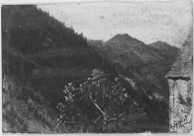 Kleine Gebirgslandschaft Oil Painting by Alfred Seifert