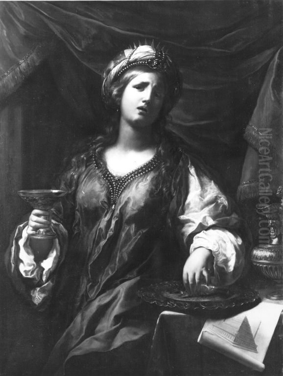 Konigin Artemisia Oil Painting by Onorio Marinari