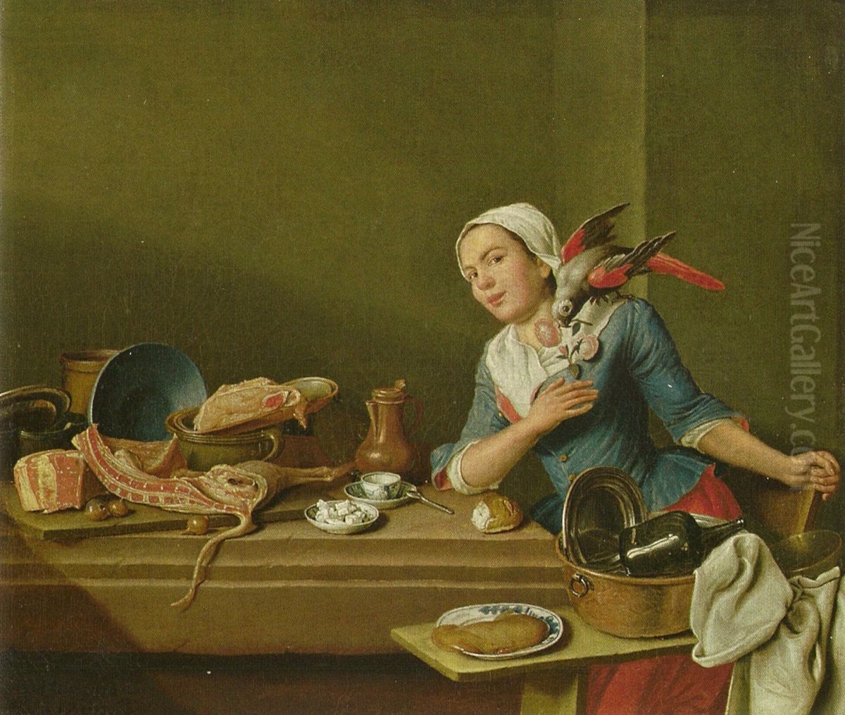 Das Gefuhl Oil Painting by Peter Jacob Horemans