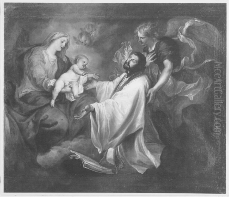 Hl. Cajetan Oil Painting by Thomas Willeboirts Bosschaert