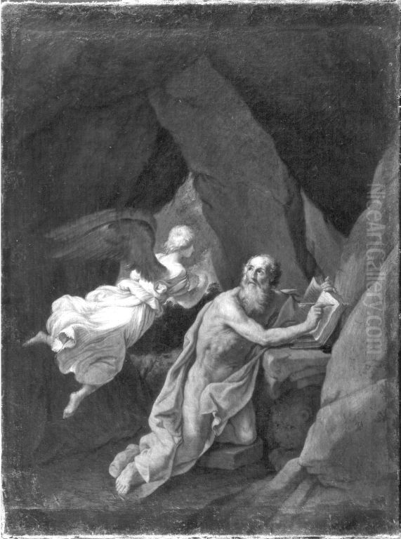 Hl. Hieronymus Oil Painting by Guido Reni