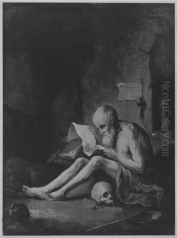 Hl. Hieronymus Oil Painting by David Teniers the Younger