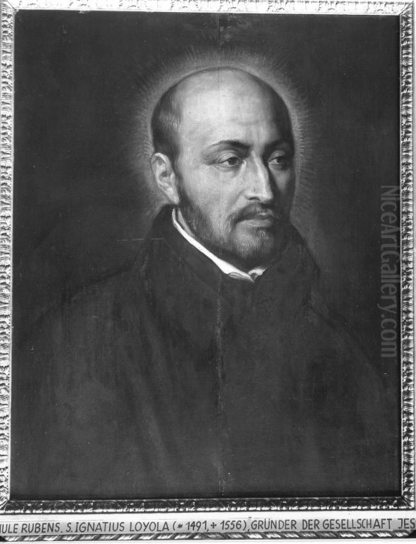 Hl. Ignatius von Loyola Oil Painting by (studio of) Rubens, Peter Paul