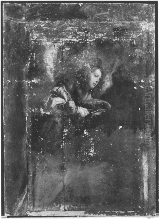 Hl. Magdalena als Busserin Oil Painting by Domenico Fetti