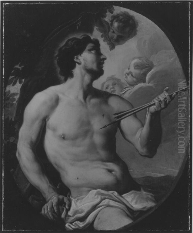 Hl. Sebastian Oil Painting by Francesco Trevisani