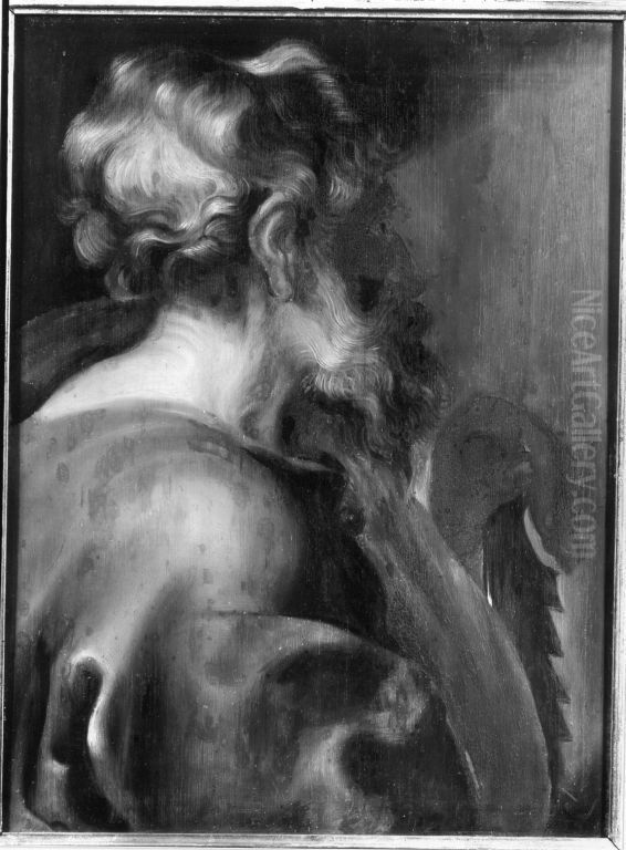 Hl. Simon Oil Painting by Sir Anthony Van Dyck