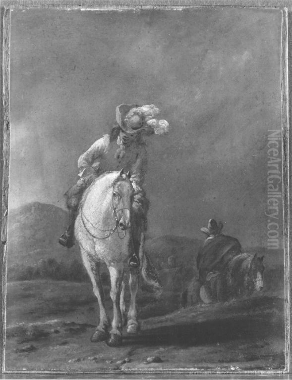 Die Reiter Oil Painting by Hendrik Verschuring