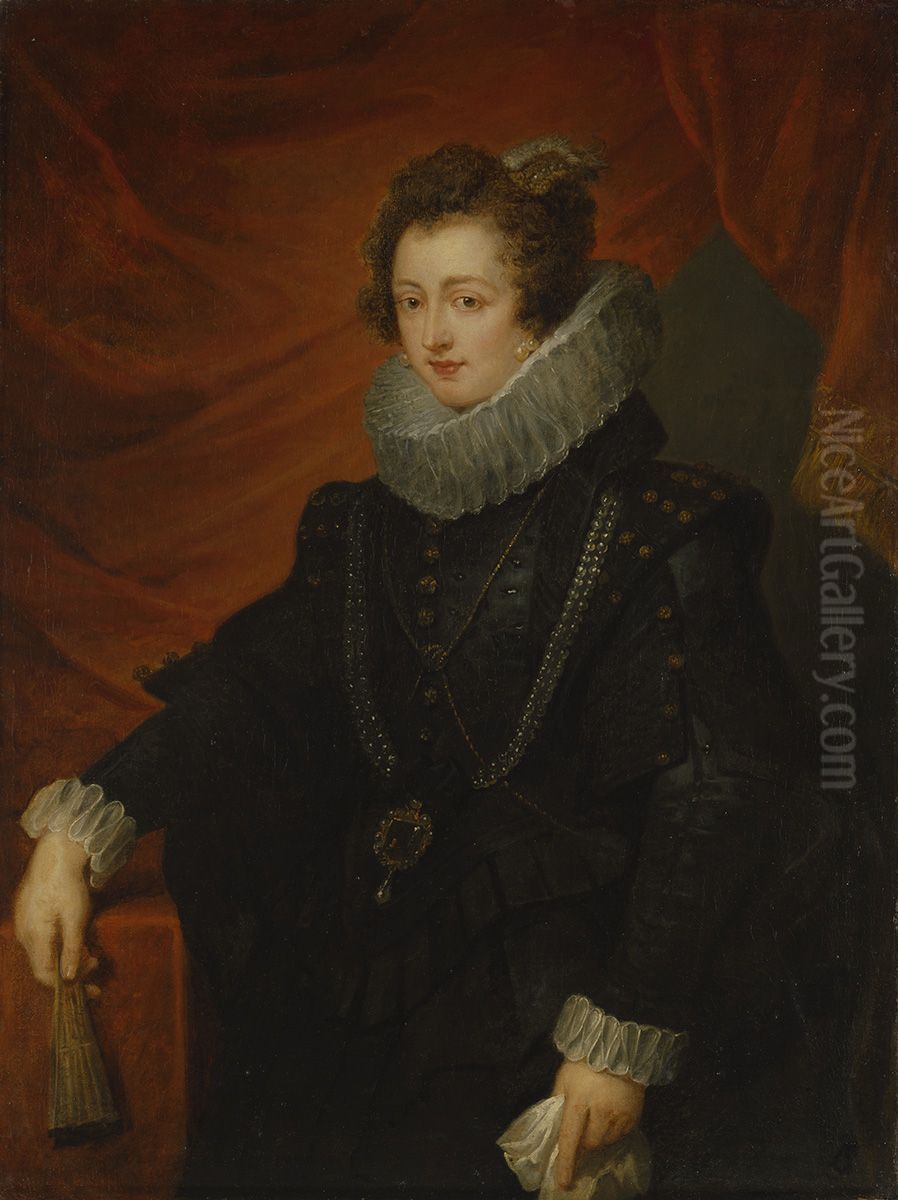 Elisabeth von Bourbon Oil Painting by (studio of) Rubens, Peter Paul
