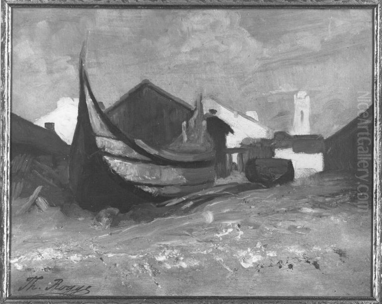 Portugiesische Studie I Oil Painting by Theodor Rogge