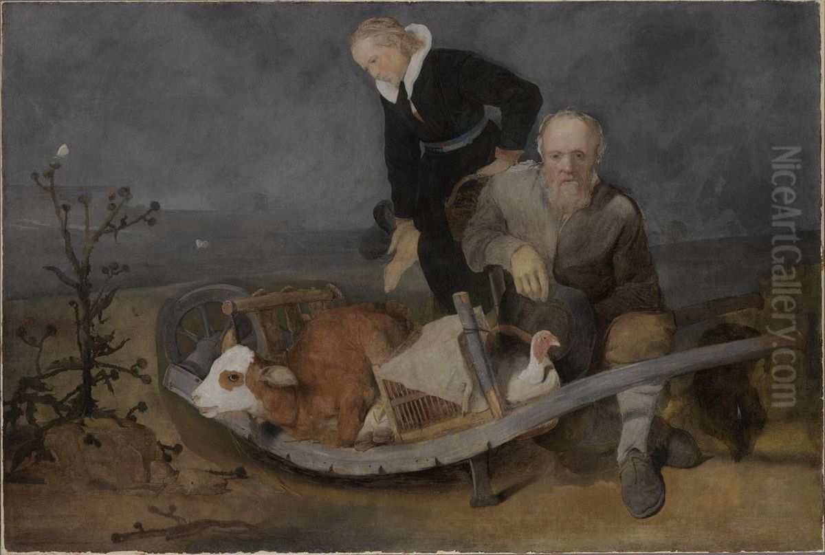 Rast am Wege Oil Painting by Christopher Paudiss
