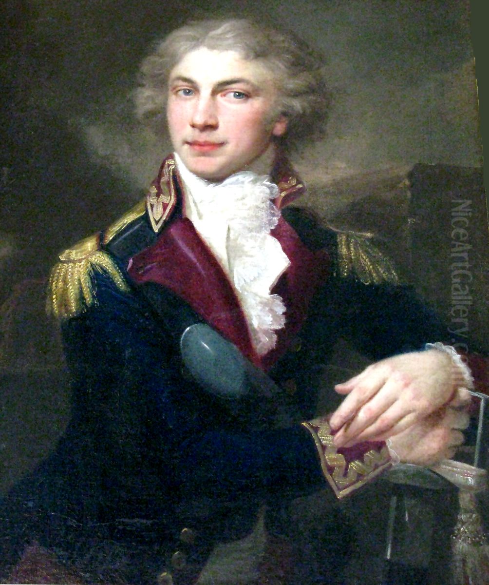 Portrait of Jozef Kossakowski Oil Painting by Unidentified painter