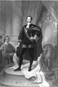 Konig Maximilian II. von Bayern als Hubertusritter