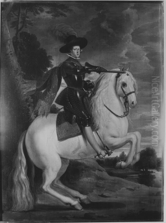 Konig Philipp IV. von Spanien Oil Painting by Gaspar De Crayer