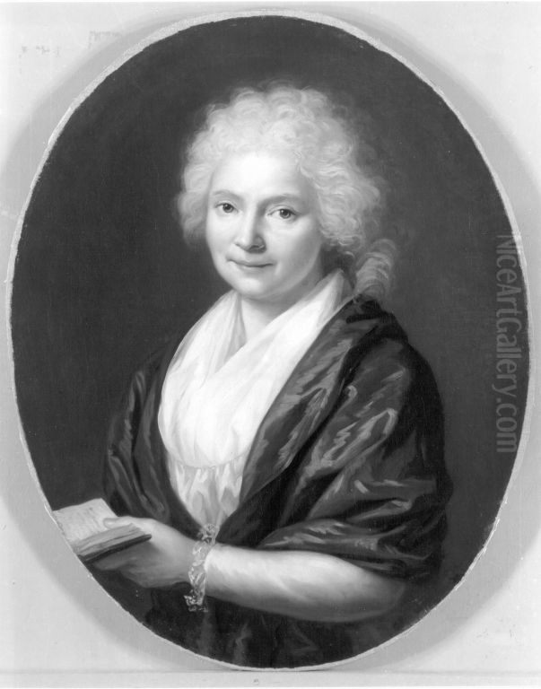 Friederike Elisabeth Oeser Oil Painting by Anton Graff