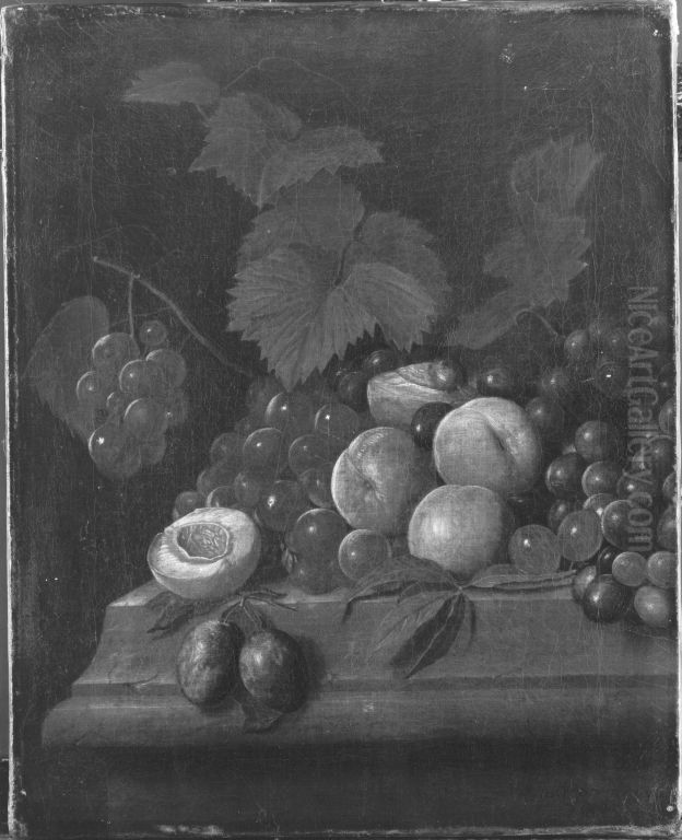 Fruchtestillleben Oil Painting by Peter Jacob Horemans