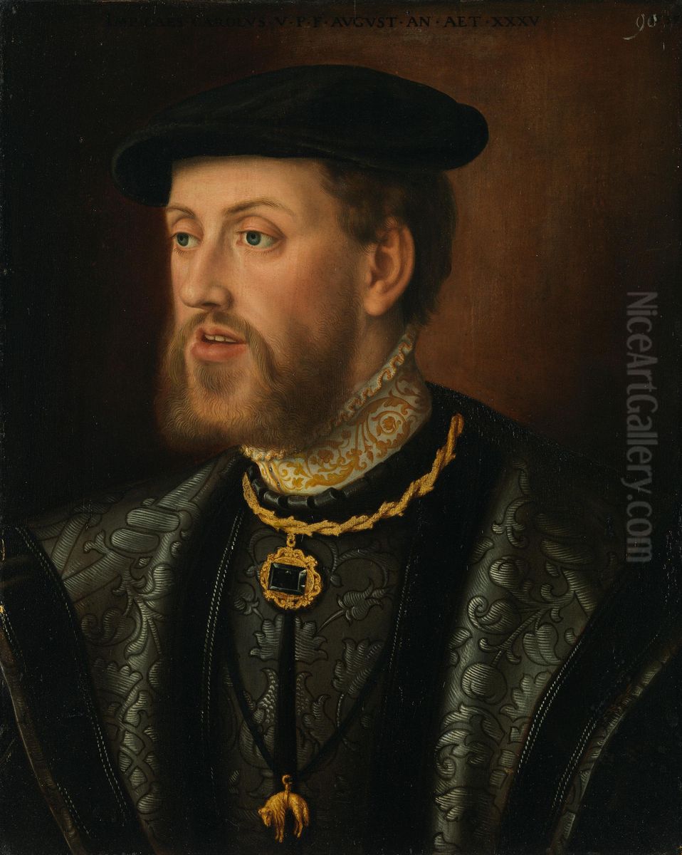 Kaiser Karl V. Oil Painting by Barthel Beham
